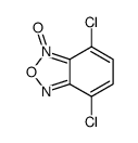 4,7-dichloro-3-oxido-2,1,3-benzoxadiazol-3-ium Structure