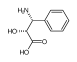 (2R,3R)-3-Amino-2-hydroxy-3-phenyl-propanoic acid Structure