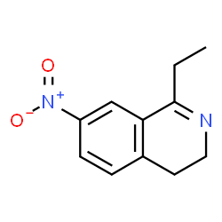 Isoquinoline, 1-ethyl-3,4-dihydro-7-nitro- (9CI) structure