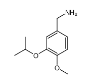 Benzenemethanamine, 4-methoxy-3-(1-methylethoxy)- (9CI) Structure