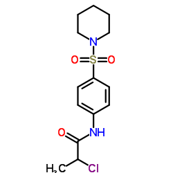 2-CHLORO-N-[4-(PIPERIDIN-1-YLSULFONYL)PHENYL]PROPANAMIDE picture