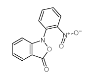 1-(2-nitrophenyl)benzo[c]isoxazol-3-one structure