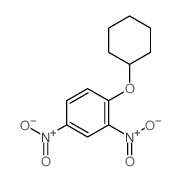 1-cyclohexyloxy-2,4-dinitro-benzene Structure