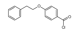 4-phenethyloxy-benzoyl chloride structure