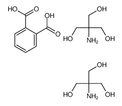 2-amino-2-(hydroxymethyl)propane-1,3-diol,phthalic acid结构式