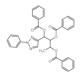 [1,3-dibenzoyloxy-1-(2-phenyltriazol-4-yl)butan-2-yl] benzoate Structure