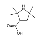 2,2,5,5-tetramethylpyrrolidine-3-carboxylic acid结构式