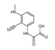 2-[2-cyano-3-(methylamino)anilino]-2-oxoacetic acid结构式