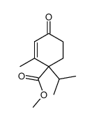 methyl 1-isopropyl-2-methyl-4-oxocyclohex-2-ene-1-carboxylate Structure