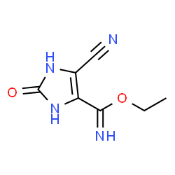 1H-Imidazole-4-carboximidic acid,5-cyano-2,3-dihydro-2-oxo-,ethyl ester Structure