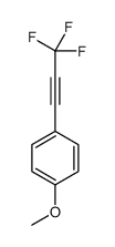 1-methoxy-4-(3,3,3-trifluoroprop-1-ynyl)benzene Structure