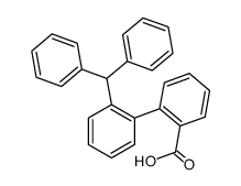 2'-benzhydryl-biphenyl-2-carboxylic acid Structure