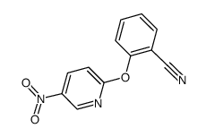 2-(5-nitropyridin-2-yloxy)benzonitrile Structure