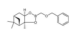 4,6-Methano-1,3,2-benzodioxaborole, hexahydro-3a,5,5-trimethyl-2-[(phenylmethoxy)methyl]-, (3aS,4S,6S,7aR) Structure