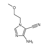 4-amino-1-methoxyethyl-5-cyanoimidazole Structure