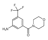 [3-amino-5-(trifluoromethyl)phenyl]-morpholin-4-ylmethanone Structure