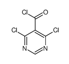 5-Pyrimidinecarbonyl chloride, 4,6-dichloro- (9CI) structure