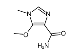 5-methoxy-1-methylimidazole-4-carboxamide结构式