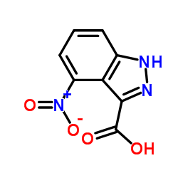 4-Nitro indazole-3-carboxylic acid structure