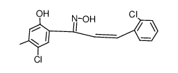 2'-hydroxy-2,5'-dichloro-4'-methyl benzal acetophenone oxime结构式