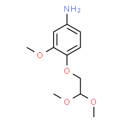 4-(2,2-Dimethoxyethoxy)-3-methoxyaniline结构式