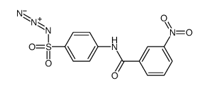 N-(4-azidosulfonylphenyl)-3-nitrobenzamide结构式