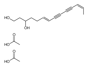 (6E,12E)-Tetradeca-6,12-diene -8,10-diyne-1,3-diol diacetate Structure