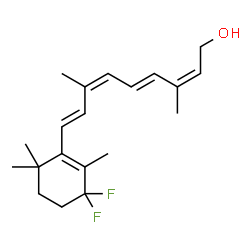 4,4-difluororetinyl acetate结构式