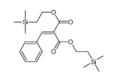 bis(2-trimethylsilylethyl) 2-benzylidenepropanedioate Structure