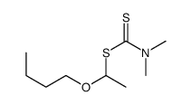 1-butoxyethyl N,N-dimethylcarbamodithioate Structure