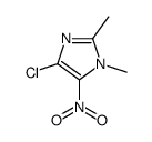 4-chloro-1,2-dimethyl-5-nitroimidazole结构式