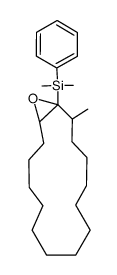 dimethyl(2-methyl-16-oxabicyclo[13.1.0]hexadecan-1-yl)(phenyl)silane Structure