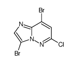 3,8-二溴-6-氯咪唑并[1,2-b]哒嗪结构式