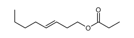 oct-3-enyl propionate结构式