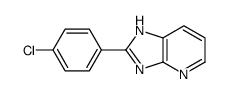 2-(4-chlorophenyl)-1H-imidazo[4,5-b]pyridine Structure