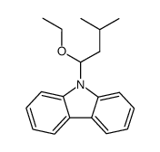 9-(1-ethoxy-3-methylbutyl)-9H-carbazole结构式