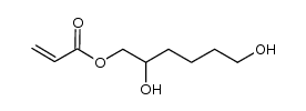 2,6-dihydroxyhexyl acrylate Structure