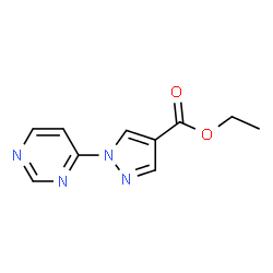 1-(嘧啶-4-基)-1H-吡唑-4-羧酸乙酯结构式