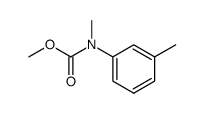 Methyl N-methyl-N-(3-methylphenyl)carbamate结构式