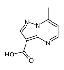 7-甲基吡唑并[1,5-a]嘧啶-3-羧酸结构式