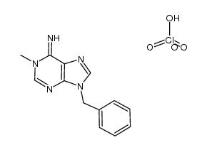 9-benzyl-1-methyladenine perchlorate结构式