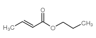 2-Butenoic acid, propylester Structure