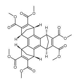 (1R,4S,5R,8S,9S,12R)-hexamethyl 1,4,5,8,9,12-hexahydro-1,4:5,8:9,12-trimethanotriphenylene-2,3,6,7,10,11-hexacarboxylate Structure