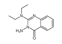 3-amino-2-(diethylamino)quinazolin-4-one结构式