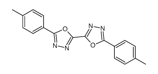 2-(4-methylphenyl)-5-[5-(4-methylphenyl)-1,3,4-oxadiazol-2-yl]-1,3,4-oxadiazole Structure