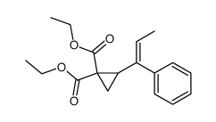 diethoxycarbonyl-1,1 (phenyl-1 propene-1 yl)-2 cyclopropane (Z) Structure