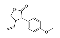 4-ethenyl-3-(4-methoxyphenyl)-1,3-oxazolidin-2-one结构式