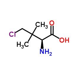 4-Chloro-3-methyl-L-valine Structure