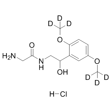 Midodrine D6 hydrochloride structure