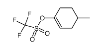 4-methylcyclohex-1-en-1-yl trifluoromethanesulfonate结构式